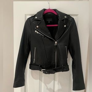 Mackage leather jacket